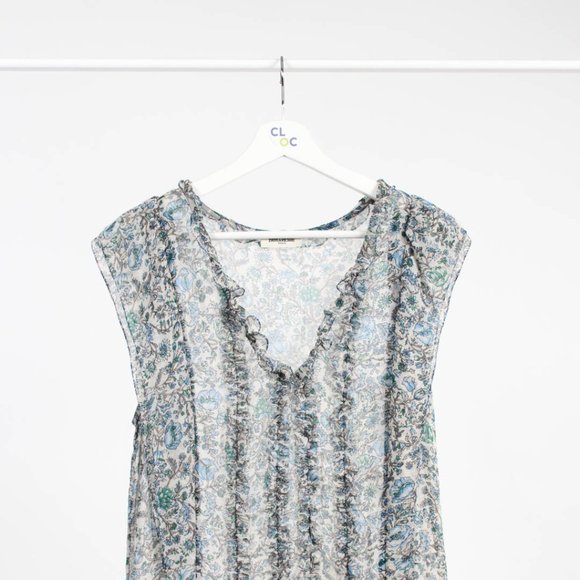 Zadig & Voltaire Sleeveless Mini Dress with Ruffle - Picture 3 of 4
